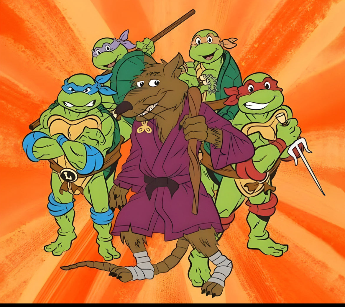 TMNT orange background