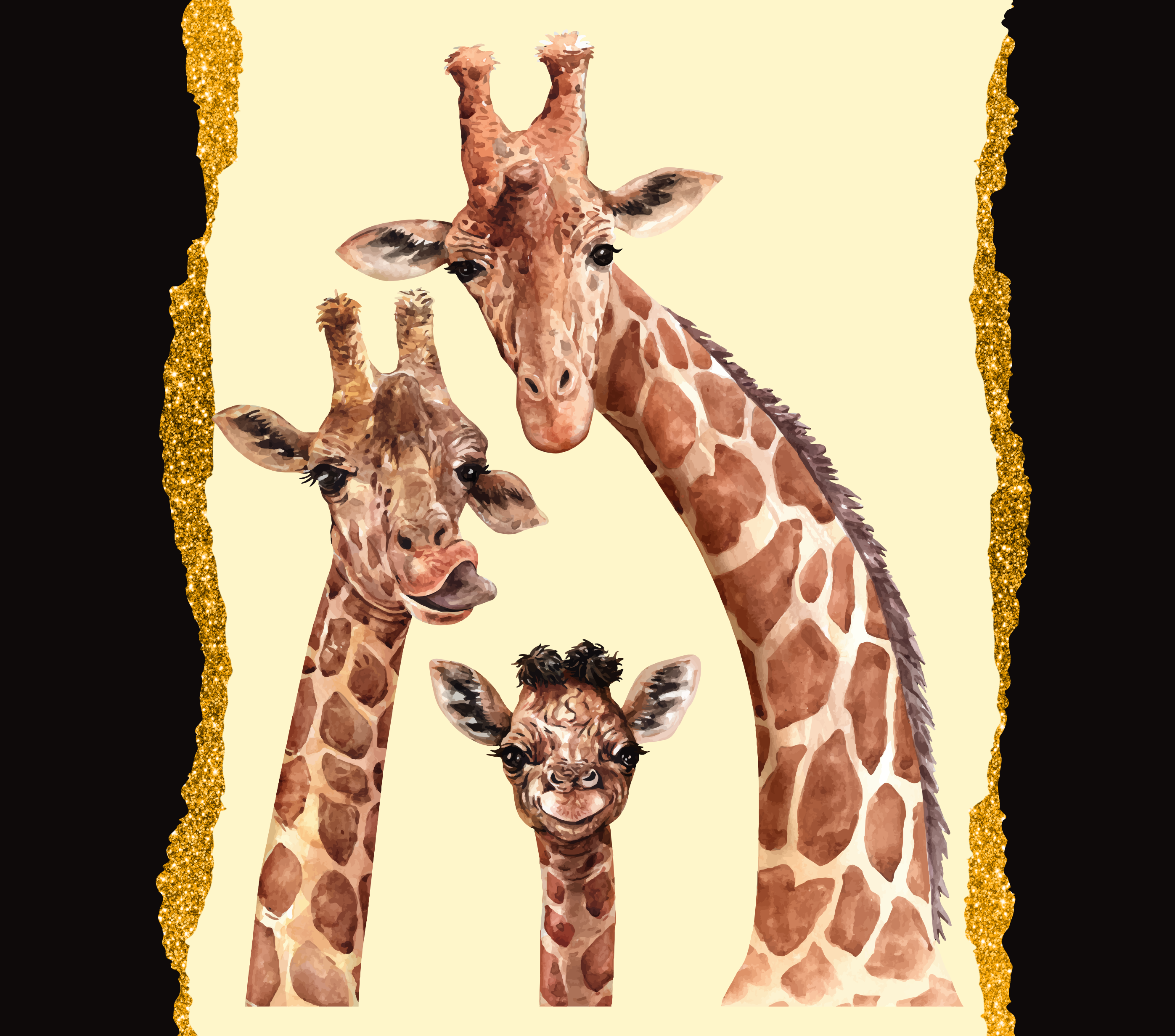 Giraffe Africa Tumbler Design 20oz Graphic by Carpentry Design