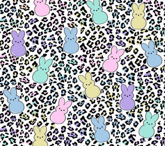 Pastel Easter Leopard Print