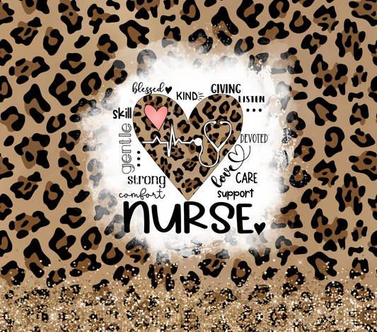Nurse with Leopard Heart